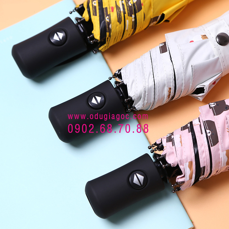 Một số mẫu ô dù cầm tay phổ biến dùng làm quà tặng